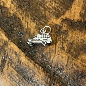 Sterling Silver School Bus Charm